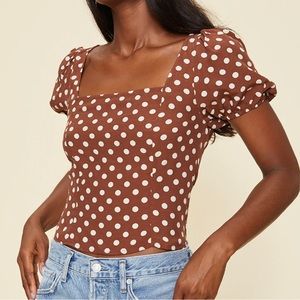 [SOLD] LPA Arianna Top in Anette Dot